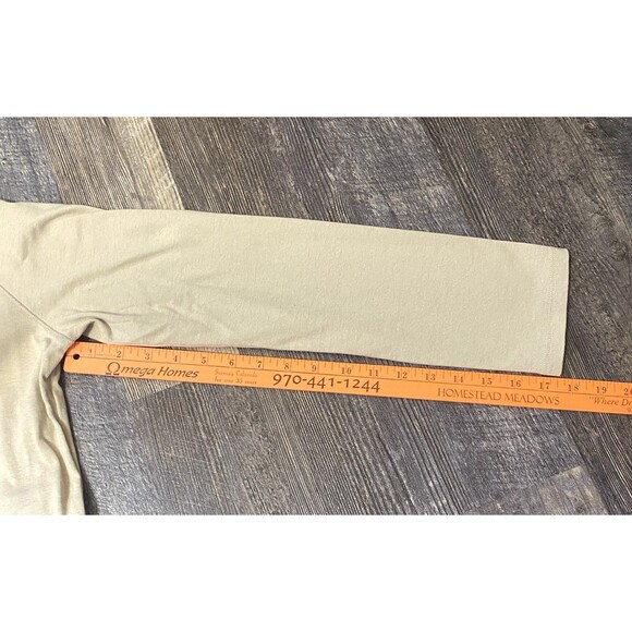 Soft Surroundings Long Modal Cardigan Medium Tan Knit Open Front Style 2EG80 - Picture 10 of 11